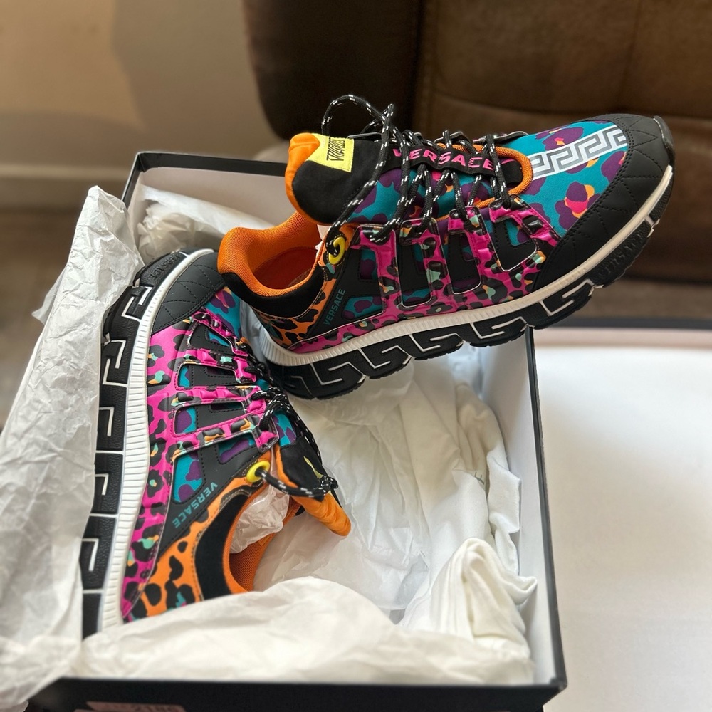 Versace sneakers colorful